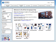 Tablet Screenshot of eurogauge-shop.com